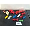 Image 1 : LOT OF 12 ASST. PLASTIC 1950'S & 60'S CARS & TRUCKS