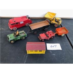 LOT OF 7 DINKY TOYS