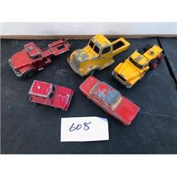 LOT OF 5 ASST TRUCKS & CAR