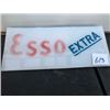Image 1 : 1940'S-1950'S 'ESSO EXTRA' PLASTIC GAS PUMP AD PLATE