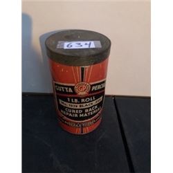GUTTA PERCHA TUBE REPAIR (STILL HAS ROLL INSIDE)