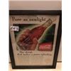 Image 1 : 1932 COCA-COLA FRAMED AD 9.5 X 12"