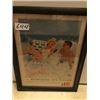 Image 1 : 1950's COCA-COLA FRAMED AD 9.5 X 12"