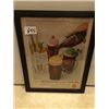 Image 1 : 1950's COCA-COLA FRAMED AD 9.5 X 12"
