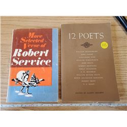 2 POETRY BOOKS, ROBERT SERVICE