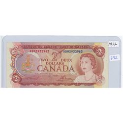 1974 Canadian Two Dollar Bank Note
