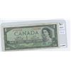 Image 1 : 1954 Canadian One Dollar Bank Note-Devil's Face