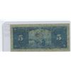 Image 2 : 1937 Canadian Five Dollar Bank Note