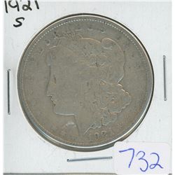 1921S MORGAN DOLLAR