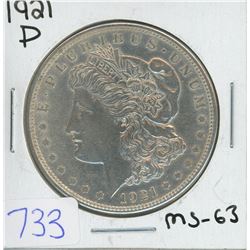 1921D MORGAN DOLLAR