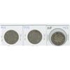 Image 1 : 1910, 1913, 1918 CANADIAN 50 CENT PIECES