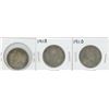 Image 2 : 1910, 1913, 1918 CANADIAN 50 CENT PIECES