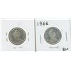 Image 2 : 1966 BU, 1967 CANADIAN 25 CENT PIECES