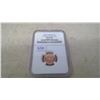 Image 2 : NGS GRADED COPPER PLATED STEEL ONE CENT PIECE MS66RD