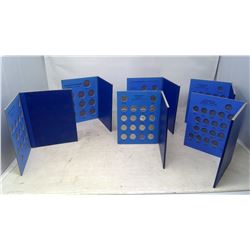 1920 TO DATE CDN SMALL CENT COLLECTION, 1961 TO DATE CDN NICKEL COLLECTION & 4 EMPTY BLUE WHITMAN FO