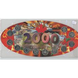 2000 CANADIAN COMMEMORATIVE QUARTER SET