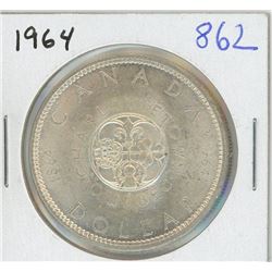 1964 CANADIAN SILVER DOLLAR