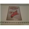 Image 1 : FIRE CHIEF TIN SIGN EMBOSSED (REPRO)