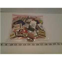 100 VINTAGE ASSORTED ADVERTISING MATCH BOOKS