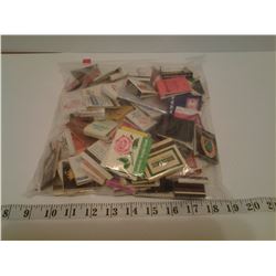 100 VINTAGE ASSSORTED ADVERTISING MATCH BOOKS