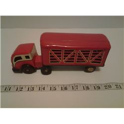 VINTAGE TIN LIVESTOCK TRUCK STAMPED JAPAN
