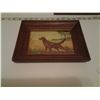 Image 2 : TWO FRAMED PICTURES -VINTAGE HUNTING DOGS