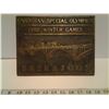 Image 1 : CANADIAN BRASSS PLAQUE SPECIAL OLYMPICS 1992 WINTER GAMES, SASKATOON