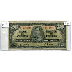 BC-25B 1937 $20.00 GORDON-TOWERS