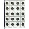 Image 1 : 1968-2020 SHEET OF TWENTY 50 CENT (NICKEL) - SOME DATES MISSING