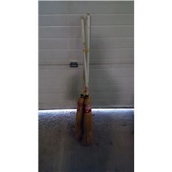 3 Curling Brooms