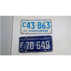 8 Assorted License Plates