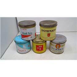 Circular Tobacco Tins