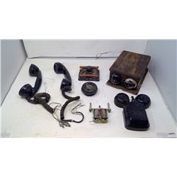 Vintage Telephone Pieces and Accessories
