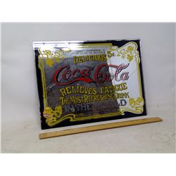 Glass Coke Sign