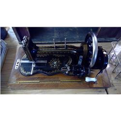 PRIMIER SEWING MACHINE IN WOODEN CASE