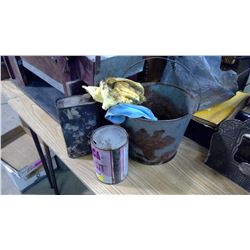 NORTH STAR PAIL + ITALSCA SNOWMOBILE OIL TIN