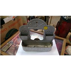 BRUSH AND COMB WALL HANGER