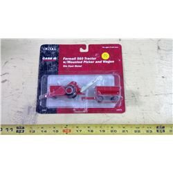 ERTL 1/64 FARMALL TRACTOR AND TRAILER SET