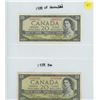 Image 1 : 2X 1954 BANK OF CANADA TWENTY DOLLAR BILLS