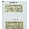 Image 2 : 2X 1954 BANK OF CANADA TWENTY DOLLAR BILLS