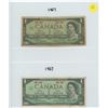 Image 1 : 1967 BANK OF CANADA CONFEDERATION ONE DOLLAR BILLS