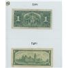 Image 2 : TWO CANADIAN ONE DOLLAR BILLS (1937 & 1967 CONFEDERATION)