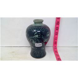 South Korean Celadon Ceramic Handmade Vase