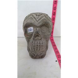 Life Size Basalt Stone Skull