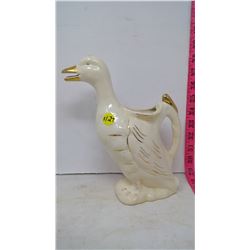 Heirloom 1906 Porcelain Goose Pitcher - Belgium