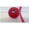 Image 2 : Ornamental Red Crystal Ball Full of Bubbles