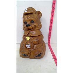 Smokey Bear Cookie Jar Vintage 1950