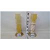 Image 1 : Onyx Stone Carved Candle Holders - Set of 2