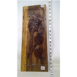 Woodcarving - Wall Plaque - Palm Mountains, lovers