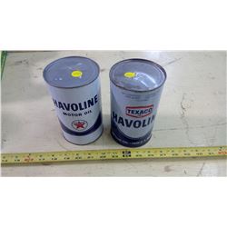 TWO TEXACO QUARTS (FULL)